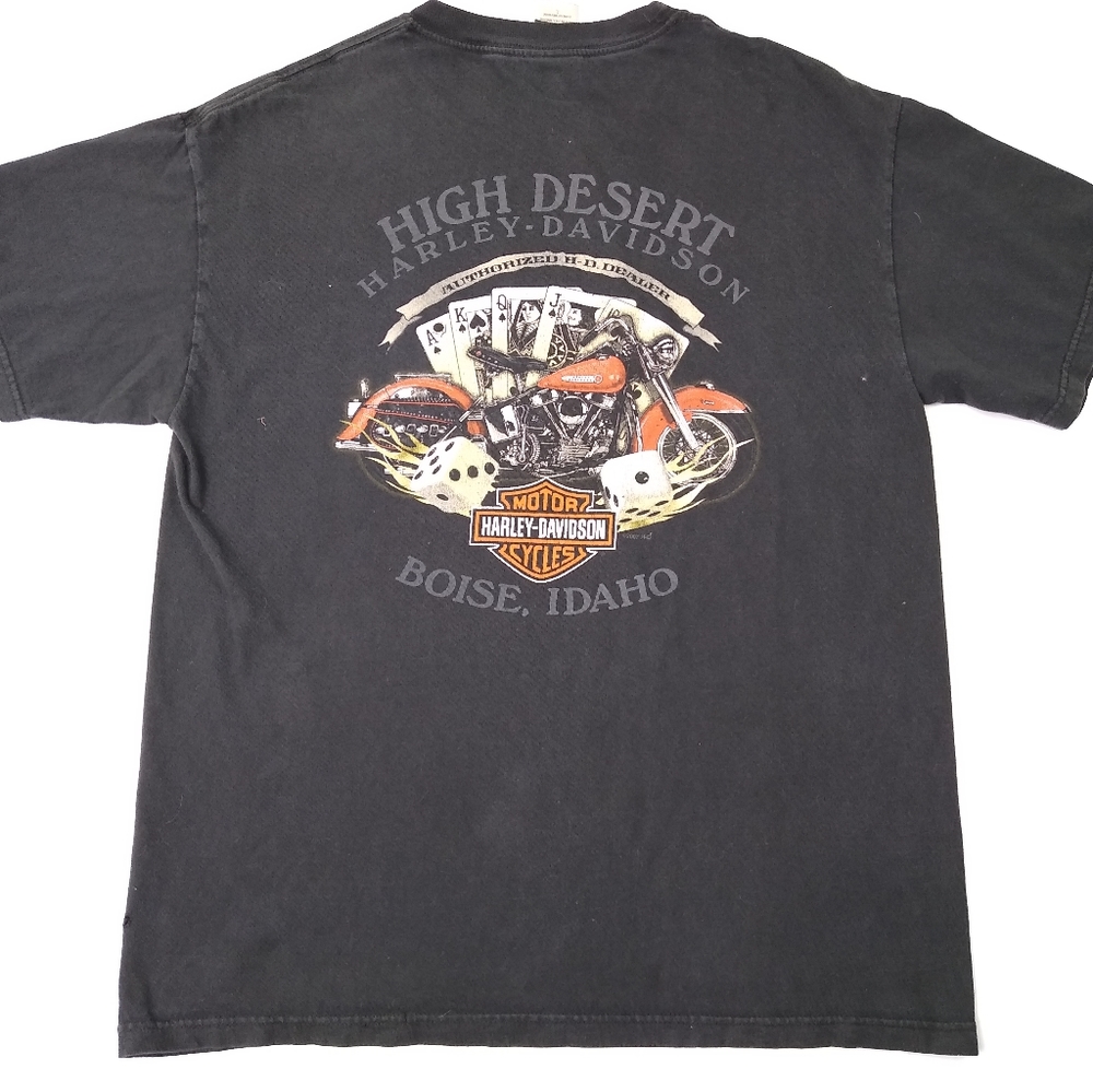Vtg Harley Davidson Boise,Idaho tshirt Sz Large